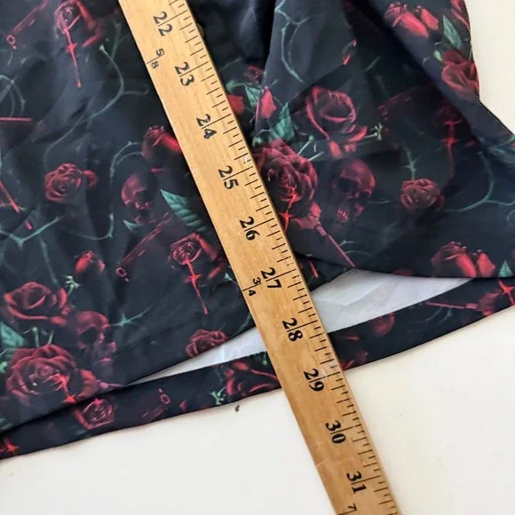 Retro Rifle Shirt MEDIUM Polyester Blend THE WIDOW Short Sleeve Beach Stretch - Picture 5 of 8